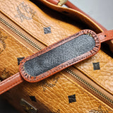 MCM Monogram Visetos Boston Handbag