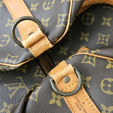 Louis Vuitton Canvas Monogram Keepall 55 Bandouliere