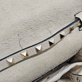 Valentino Garavani Grained Leather Rockstud Flap Crossbody Bag