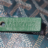 Goyard Green Goyardine Monogram Saint Louis PM Handbag