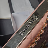 Chanel Quilted Lambskin Trendy CC Wallet On Chain Crossbody Bag