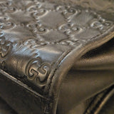 Gucci GG Leather Monogram Business Handbag