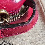 Gucci Patent Leather GG Soho Crossbody Bag