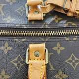 Louis Vuitton Monogram Canvas Keepall 55 Bandoulière Travel Bag
