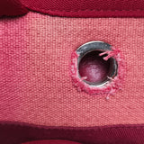 Chanel Pink Cotton Deauville Handbag