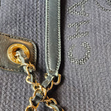 Chanel Tweed Cambon Deauville Handbag