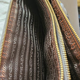 Prada Grey Saffiano Leather Galleria Handbag