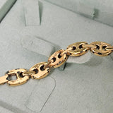Gucci Gold Tone Change Bezel Chain 11/12.2 Woman Watch