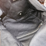 Fendi Cotton FF Baguette Mamma Handbag