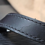 Louis Vuitton Noir Epi Leather Soufflot Set Handbag