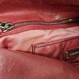 Miu Miu Pink Vitello Lux Leather Bow Satchel Handbag