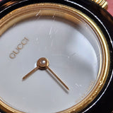 Gucci Gold Tone White Dial 11/12.2 Women Watch
