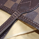 Louis Vuitton Damier Ebene Monogram Neverfull MM Shopper Bag
