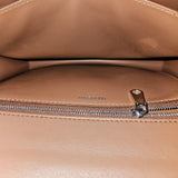 Burberry Brown Leather SM TB Box Crossbody Bag