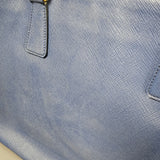Prada Blue Saffiano Lux Galleria Handbag