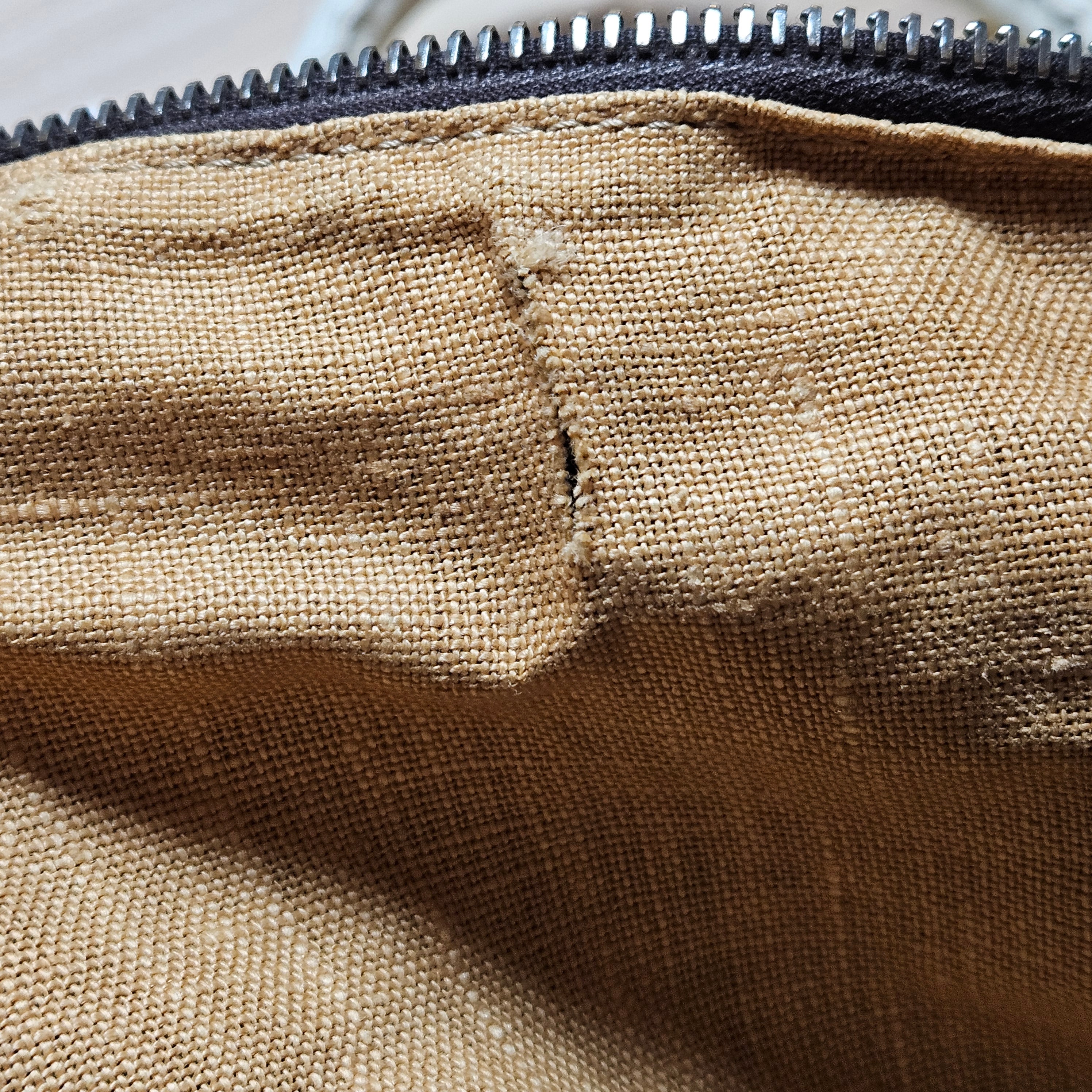 Fendi Monogram Zucca Canvas Boston Bag Handbag - vintageandkickz