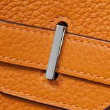 Hermès Orange Togo Leather Palladium Birkin 30 Handbag