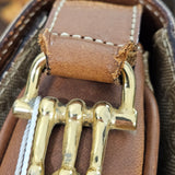 Celine Monogram Macadam Triomphe Crossbody Bag