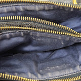 Miu Miu Vitello Blue Lux Satchel Handbag