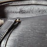 Louis Vuitton Noir Epi Leather Soufflot Handbag