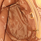 MCM Monogram Visetos Drawstring Bucket Crossbody Bag