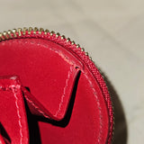 Louis Vuitton Monogram Vernis Leather Heart Coin Purse Wallet