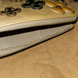Louis Vuitton Monogram Vernis Fleurs Pochette Accessoires Handbag
