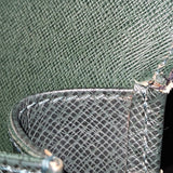 Louis Vuitton Green Taiga Leather Serviette Kourad Business Handbag