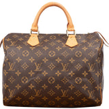 Louis Vuitton Canvas Monogram Speedy 30 Handbag