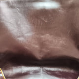 Prada Brown Vernice Saffiano Leder Saddle Flap Shoulder Bag