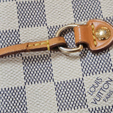 Louis Vuitton Damier Azur Monogram Neverfull MM Shopper Handbag