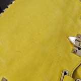 Valentino Garavani Yellow Leather Rockstud Tote Handbag