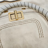 Chloé Smooth Leather Marcie Turnlock Handbag