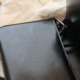 Prada Black Brushed Patent Leather Femme Shoulder Bag