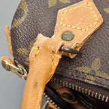 Louis Vuitton Monogram Canvas Mini Speedy Crossbody Handbag