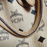 MCM Monogram Visetos Drawstring Handbag - vintageandkickz
