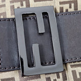 Fendi Monogram Zucca Canvas Baguette Shoulder Bag