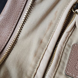 Chloé Pink Grained Leather Paraty Handbag