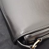 Celine Shiny Calfskin Teen Triomphe Crossbody Bag