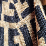 Fendi FF Monogram Merine Wool Beanie