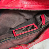 Balenciaga Red Leather City Handbag