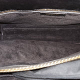 Saint Laurent Tweed & Leather Sac de Jour Handbag