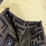 Fendi FF Monogram Baguette Buckle Shoulder Bag