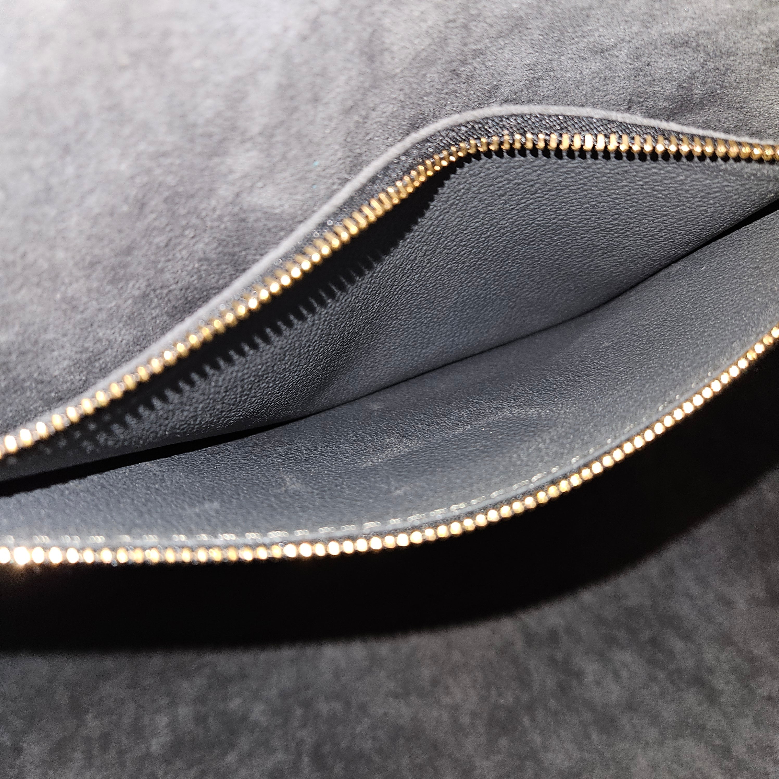 Louis Vuitton Noir Epi Leather Solferino GM Weekender Shoulder Bag - vintageandkickz