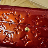 Louis Vuitton Monogram Vernis Leather Sarah Wallet