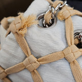 Chanel Denim Canebiers Single Flap Crossbody Bag