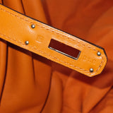 Hermès Orange Swift Leather Kelly 32 Handbag