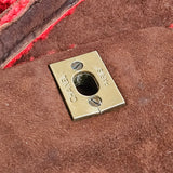 Chanel Suede Turnlock Teddy Handbag