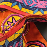 Hermès Belles Du Mexique Silk Twilly Tuch Scarf