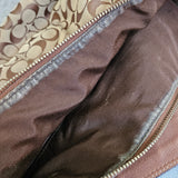 Coach Monogram Signature Ergo Hobo Shoulder Bag